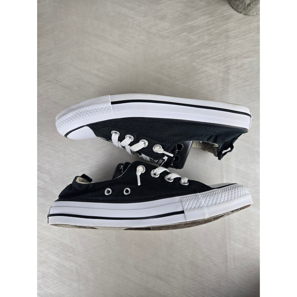 Converse Chuck Taylor All Star Shoreline Black Slip On Sneakers 537081F Womens 7 - Picture 4 of 10